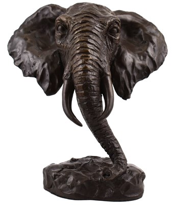 Lot 742 - A modern lost wax bronze sculpture depicting...