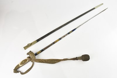 Lot 506 - A 19th century court sword, with mother of...