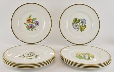 Lot 509 - A H WILLIAMS FOR ROYAL WORCESTER; a set of ten...