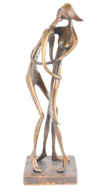 Lot 743 - BERNARD KIM (born 1942); a modern bronze...