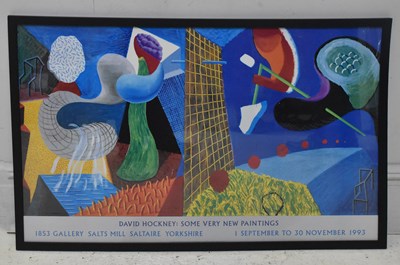 Lot 18 - DAVID HOCKNEY (born 1937); a 1993 exhibition...