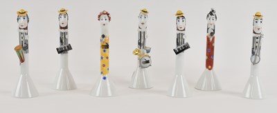 Lot 497 - PETER STRANG FOR MEISSEN; a set of seven...