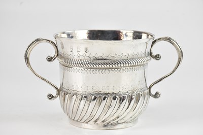Lot 340 - ISAAC DIGHTON; a William III hallmarked...