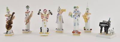 Lot 502 - PETER STRANG FOR MEISSEN; a six piece...