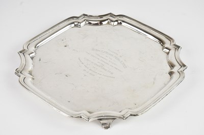 Lot 303 - JOSEPH GLOSTER LTD; a George VI hallmarked...