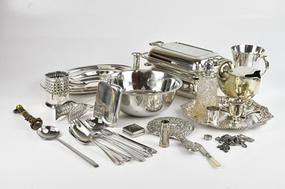 Lot 31 - A collection of silver plated items to include...