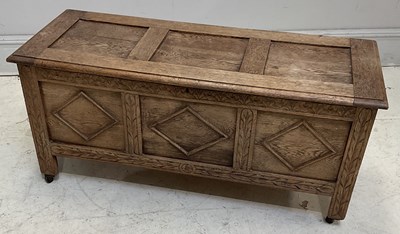 Lot 1138 - An early 20th century light oak and pine...