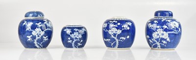 Lot 373 - Four 20th century Chinese blue and white...