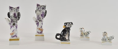Lot 506 - PETER STRANG FOR MEISSEN; a pair of miniature...