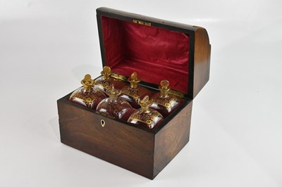 Lot 264 - A set of six 19th century gilt decorated...