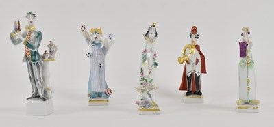 Lot 498 - PETER STRANG FOR MEISSEN; a miniature...