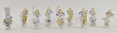 Lot 492 - PETER STRANG FOR MEISSEN; a nine piece...