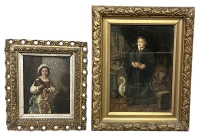Lot 172 - UNATTRIBUTED 19TH CENTURY SCHOOL; oil on...