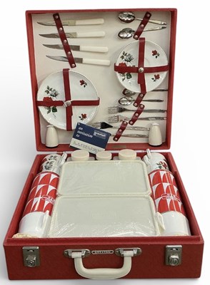 Lot 295 - BREXTON; a cased vintage retro travelling...