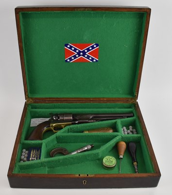 Lot 350 - A cased Colt Army 1867 44 cal percussion...