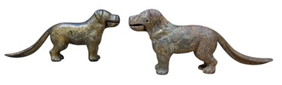 Lot 316 - A pair of patented Victorian cast iron...