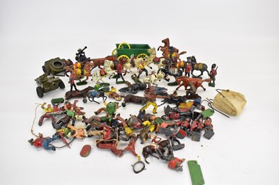 Lot 443 - Various Britains and other painted cast lead...