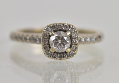 Lot 1241 - THE DIAMOND STORY; an 18ct white gold diamond...