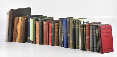 Lot 1363 - BREWING: a collection of books on brewing and...