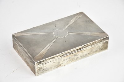 Lot 502 - A WILCOX; an Elizabeth II hallmarked silver...