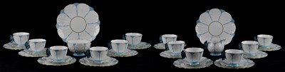 Lot 1054 - AYNSLEY; a rare twelve setting tea service in...