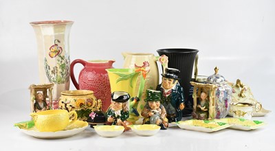Lot 1035 - A collection of decorative ceramics including...