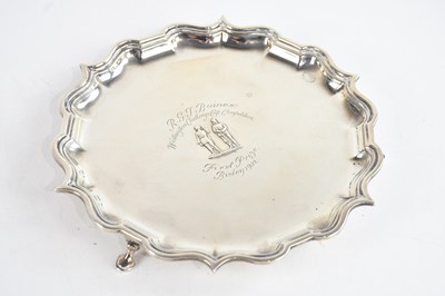 Lot 446 - ELKINGTON & CO; a George V hallmarked silver...