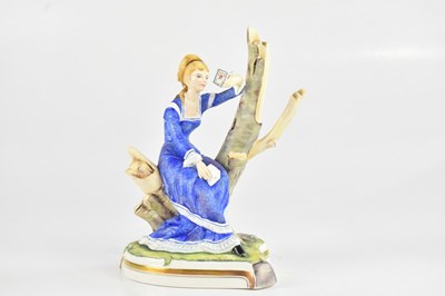 Lot 1116 - ROYAL WORCESTER; a figure, ‘Cecilia’ from the...