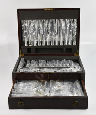 Lot 20 - ROBERTS & BELK; an extensive canteen of silver...
