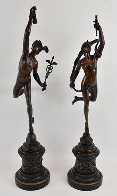Lot 602 - AFTER JEAN DE BOULOGNE (GIANBOLOGNA); a pair...
