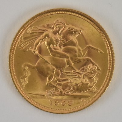 Lot 1466 - An Elizabeth II full sovereign, 1963.