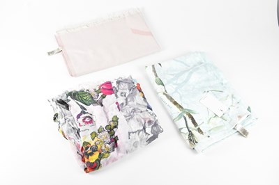 Lot 1255 - TED BAKER; three scarves comprising a large...