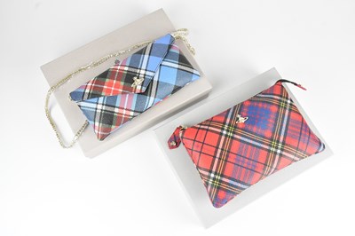 Lot 1457 - VIVIENNE WESTWOOD; an unused Saffiano leather...