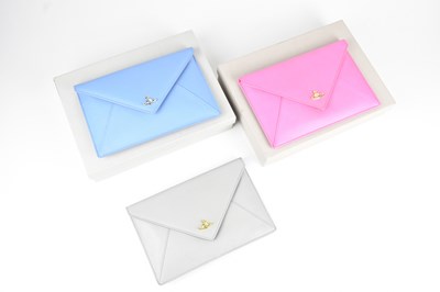 Lot 1262 - VIVIENNE WESTWOOD; three Saffiano leather...