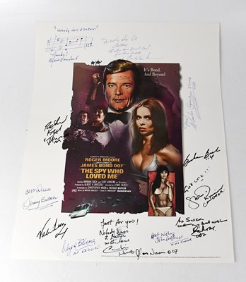Lot 600 - JAMES BOND 007; reproduced poster for 'The Spy...