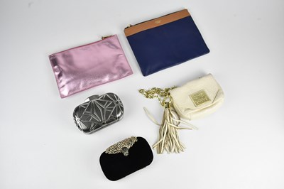 Lot 1515 - ASPINAL, LONDON; a metallic pink pebbled...