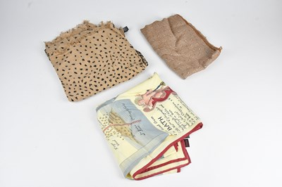 Lot 1224 - MULBERRY; a 100% silk scarf showing 'The...