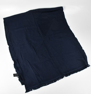 Lot 1282 - VERSACE; a 100% wool navy blue full length...