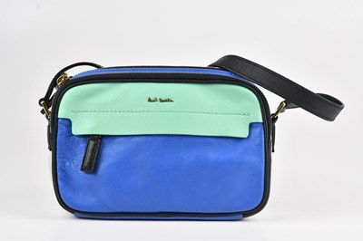 Lot 1509 - PAUL SMITH; a blue and mint green soft...