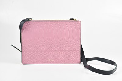Lot 1511 - PAUL SMITH; a calfskin leather pink, bottle...