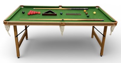 Lot 70 - RILEY; a modern 6 x 3ft snooker table, with...