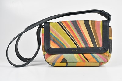 Lot 1500 - PAUL SMITH; a calfskin pebbled leather swirl...