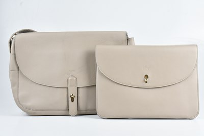 Lot 1503 - PAUL SMITH; a taupe leather Keyhole shoulder...
