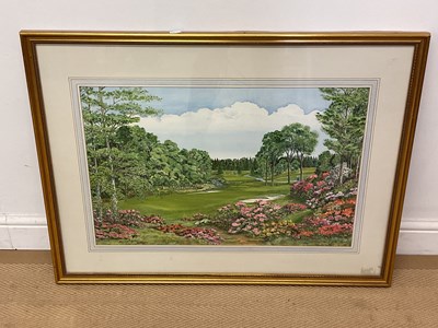 Lot 322 - BILL WAUGH; a large mixed media, 'The 13th...