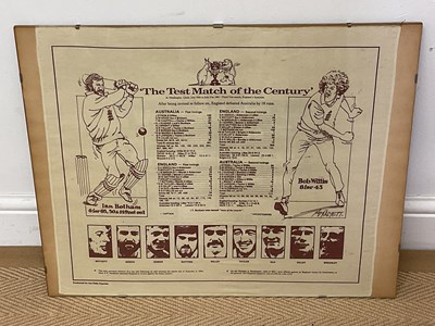 Lot 54 - CRICKET INTEREST; 'The Test Match of the...