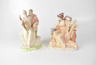 Lot 668 - WEDGWOOD; two figure groups from 'The...