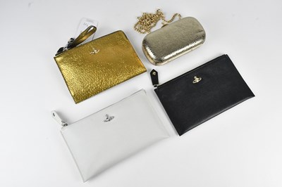Lot 1191 - VIVIENNE WESTWOOD; a gold embossed leather...
