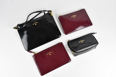 Lot 1205 - VIVIENNE WESTWOOD; a black calfskin leather...