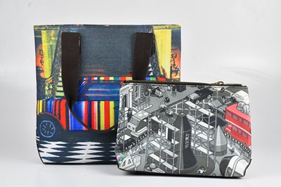 Lot 1538 - PAUL SMITH; a canvas limited edition striped...