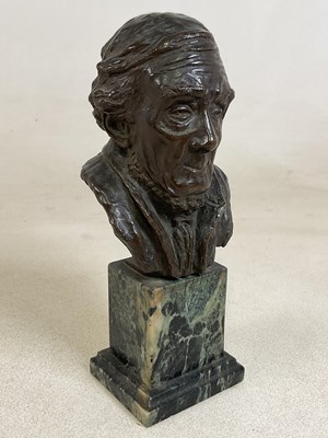 Lot 115 - ALFREDA BERESFORD; a bronze sculptural...